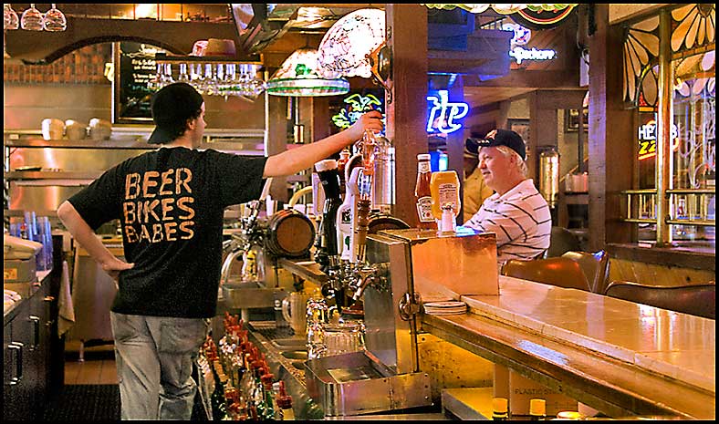 Bartender, neighborhood tavern